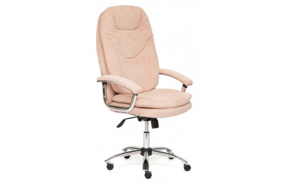 Кресло SOFTY LUX флок , розовый, 137 Кресло SOFTY LUX флок , розовый, 137